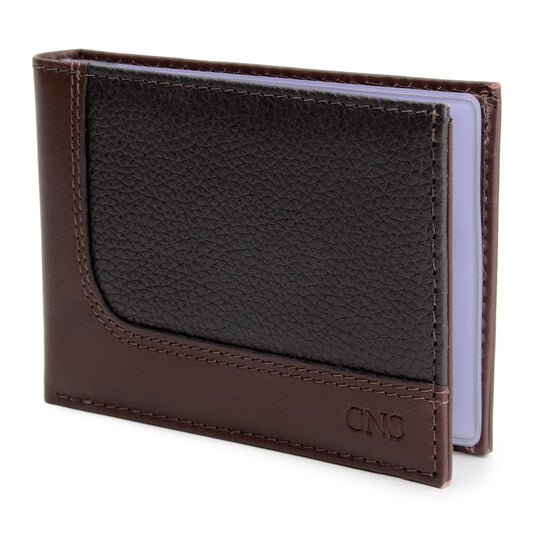 Carteira Masculina CNS 017 CAFÉ E PRETO