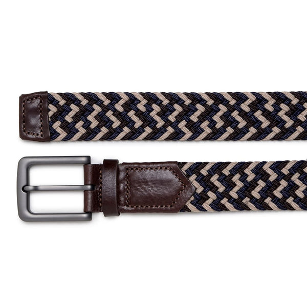 Cinto Casual Masculino CNS 22587 Café e Bege