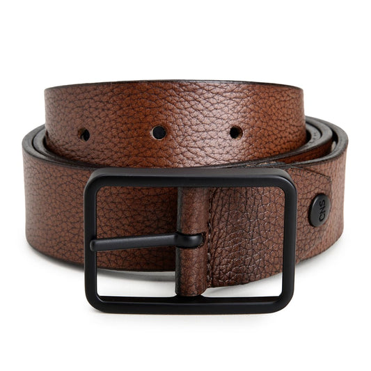 CINTO CASUAL MASCULINO DUPLA FACE CNS 35715 CONHAQUE E PRETO