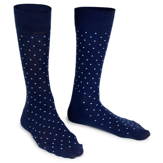 Meia Masculina Estampada 1 AZUL