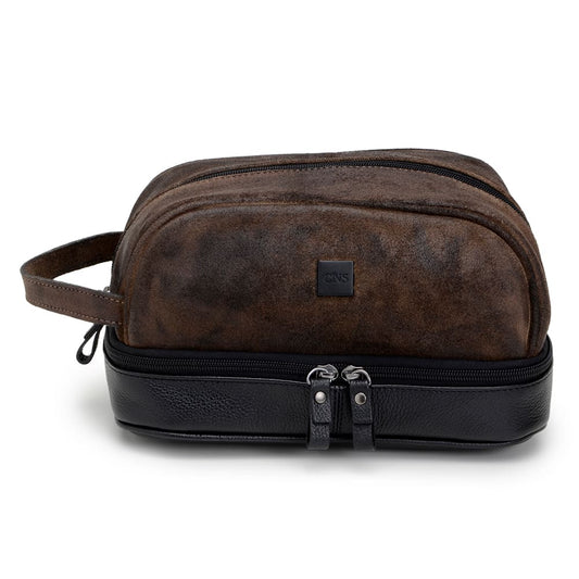 Nécessaire Masculina CNS NC 114 KAQUI E PRETO