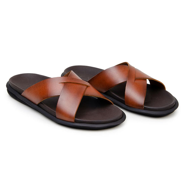 SANDÁLIA MASCULINA CNS MOSH III CONHAQUE