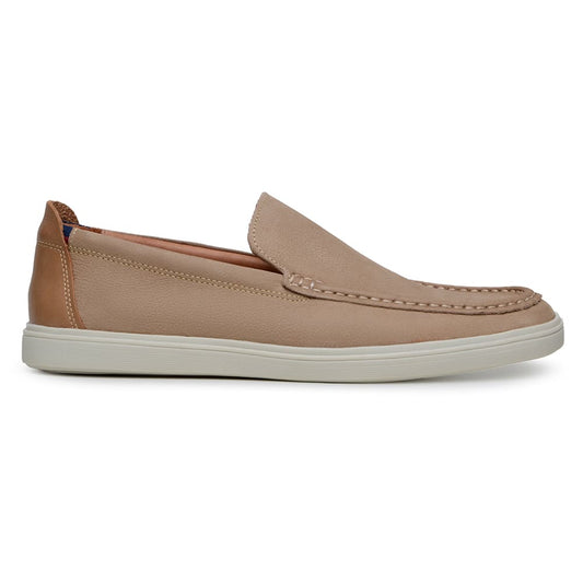 Sapato Casual Masculino Mocassim CNS 20001 AREIA