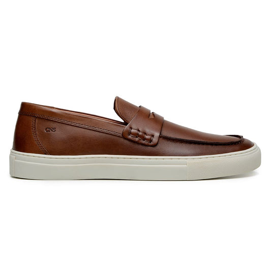 Sapato Casual Masculino Mocassim CNS 6036 TAN