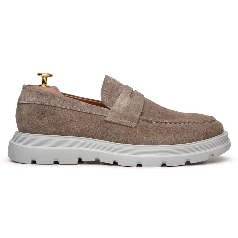 SAPATO CASUAL MASCULINO MOCASSIM CNS+ LAN 13 GINGER