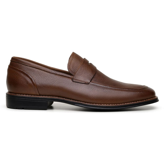 SAPATO MASCULINO MOCASSIM CNS CORTES 01 CONHAQUE