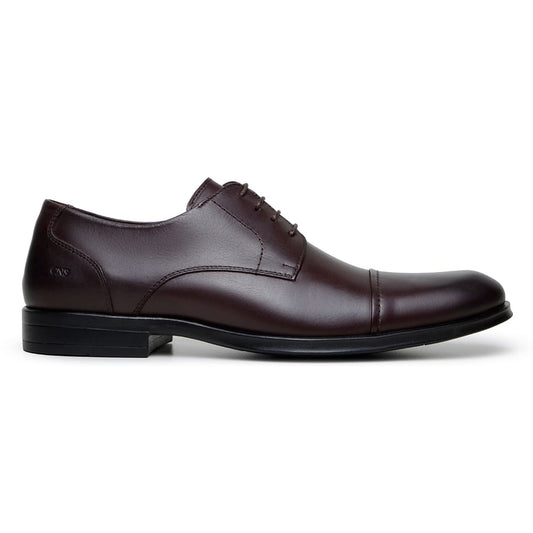 Sapato Social Masculino Derby CNS 71010 CAFÉ