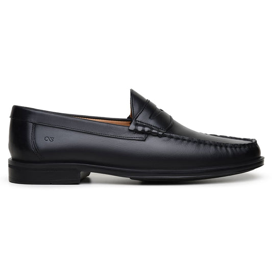 SAPATO SOCIAL MASCULINO MOCASSIM CNS LUTON 01 PRETO