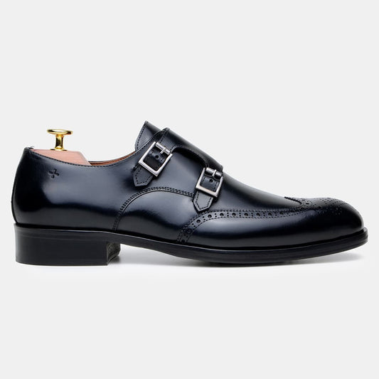 Sapato Social Masculino Monk Strap CNS+ Holl PRETO
