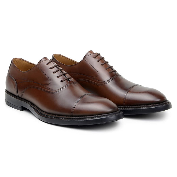 SAPATO SOCIAL MASCULINO OXFORD CNS 611003 CONHAQUE