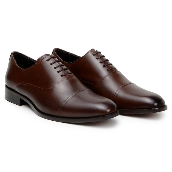 Sapato Social Masculino Oxford CNS 645 CAFÉ