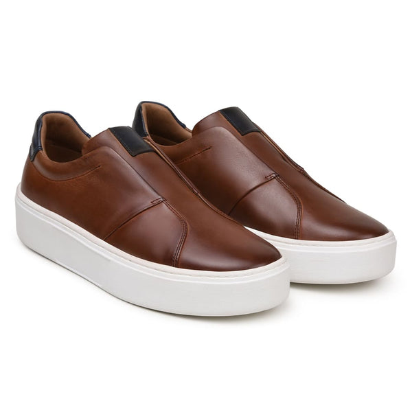 TÊNIS CASUAL MASCULINO CNS 409031 WHISKY