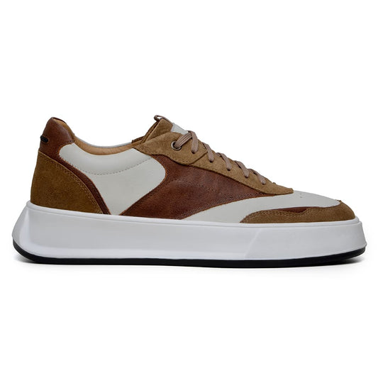 TÊNIS CASUAL MASCULINO CNS BOLD II AMÊNDOA E WHISKY