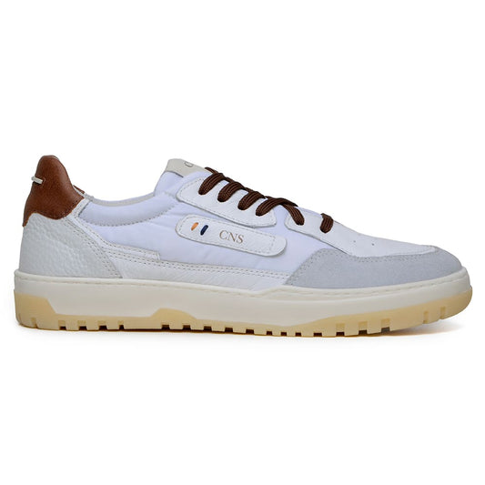 TÊNIS CASUAL MASCULINO CNS MURPHY III BRANCO E MARROM