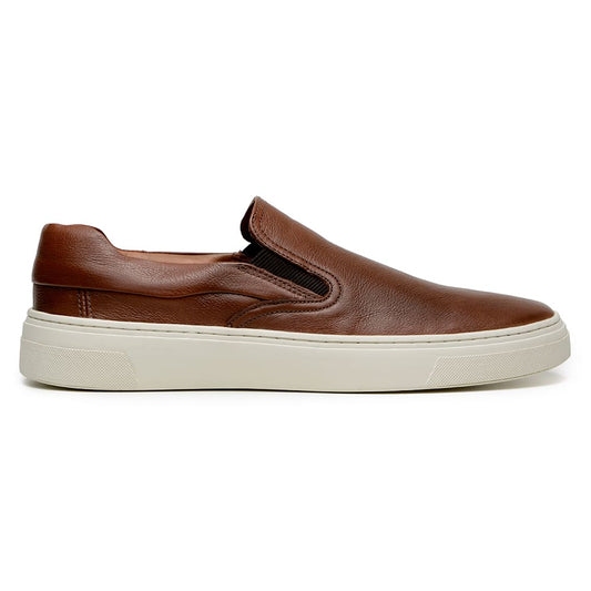 Tênis Casual Masculino Slip-on CNS 8607 CONHAQUE