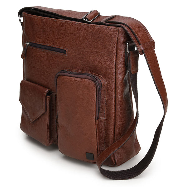 BOLSA MASCULINA CNS 611 CONHAQUE