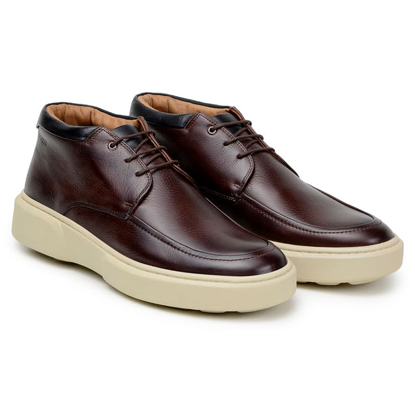 Bota Casual CNS Khan I CAFÉ E PRETO