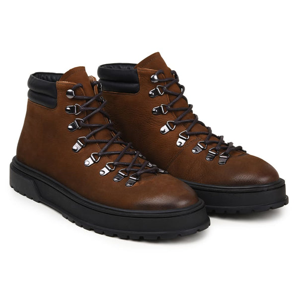 BOTA CASUAL MASCULINA CNS KANE 02 MARROM E PRETO