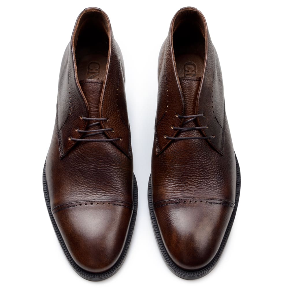 Cns Botas Social Masculina Bota Social Masculina CNS 19511 MARROM