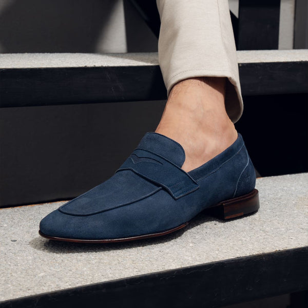 SAPATO CASUAL MASCULINO MOCASSIM CNS+ BRIAN I MARINHO