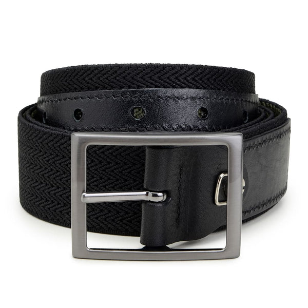 CINTO CASUAL MASCULINO DUPLA FACE CNS 20011 PRETO E VERDE