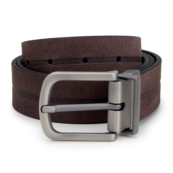 Cinto Casual Masculino Dupla Face CNS 1000 CAFÉ E PRETO