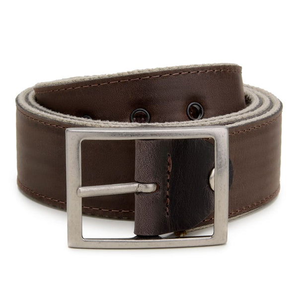 Cinto Casual Masculino Dupla Face CNS 07460876 CAFE/BEGE