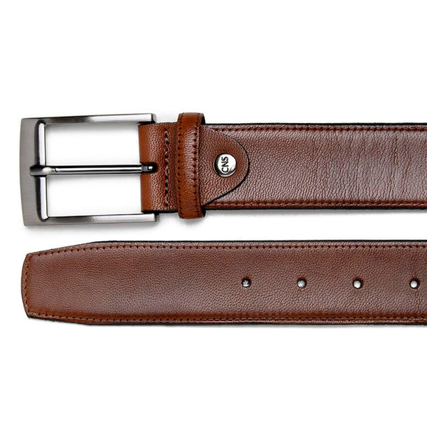 CINTO SOCIAL MASCULINO CNS 01110911 CONHAQUE