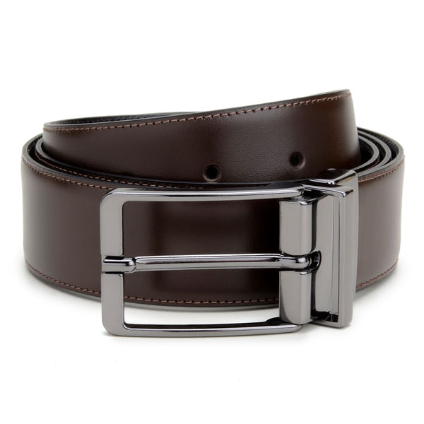 Cinto Social Masculino Dupla Face CNS 1500950 PRETO E MOURO