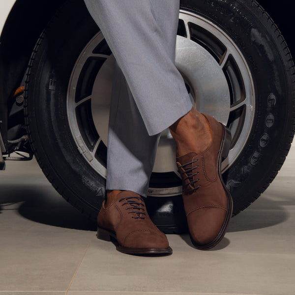 SAPATO CASUAL MASCULINO WHOLECUT CNS+ COOPER 01 CAFÉ