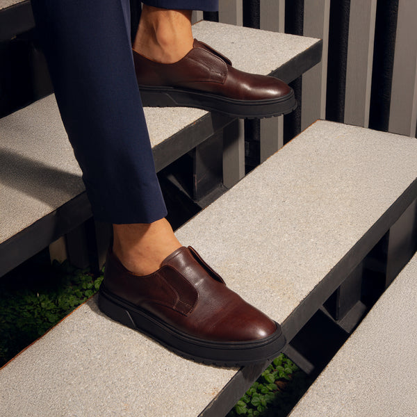 SAPATO CASUAL MASCULINO DERBY CNS KANE 01 CAFÉ