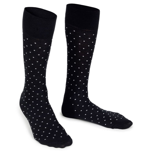 Meia Masculina Estampada 1 PRETO/CINZA