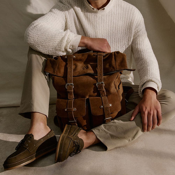 MOCHILA MASCULINA CNS M 136 CAPUCCINO