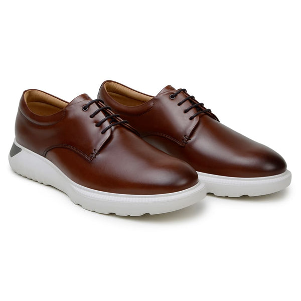 SAPATO CASUAL MASCULINO DERBY CNS THOR I CONHAQUE