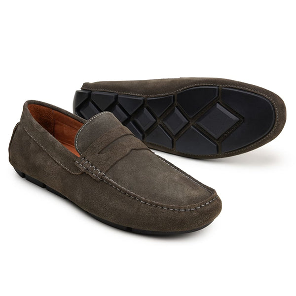 SAPATO CASUAL MASCULINO DRIVER CNS CLARK 02 CAMURÇA CHUMBO
