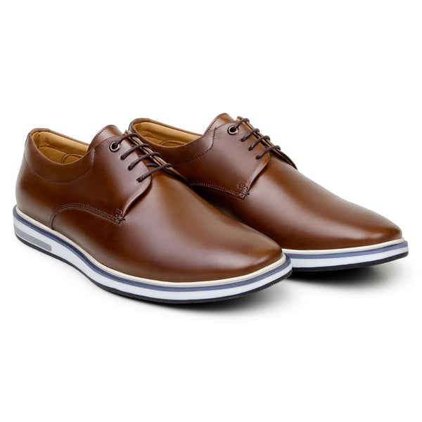 Sapato Casual Masculino Derby CNS 176044 CONHAQUE