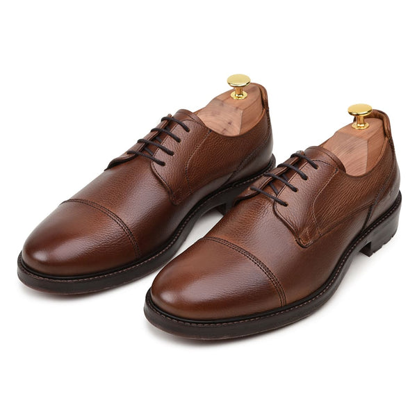 SAPATO CASUAL MASCULINO DERBY CNS+ ASTON 01 WHISKY