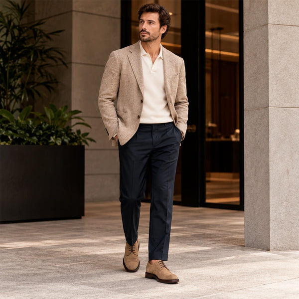 SAPATO CASUAL MASCULINO DERBY CNS ASTOR 01 AMÊNDOA