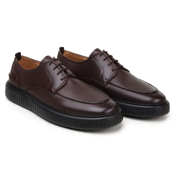 SAPATO CASUAL MASCULINO DERBY CNS BARROW 01 CAFÉ