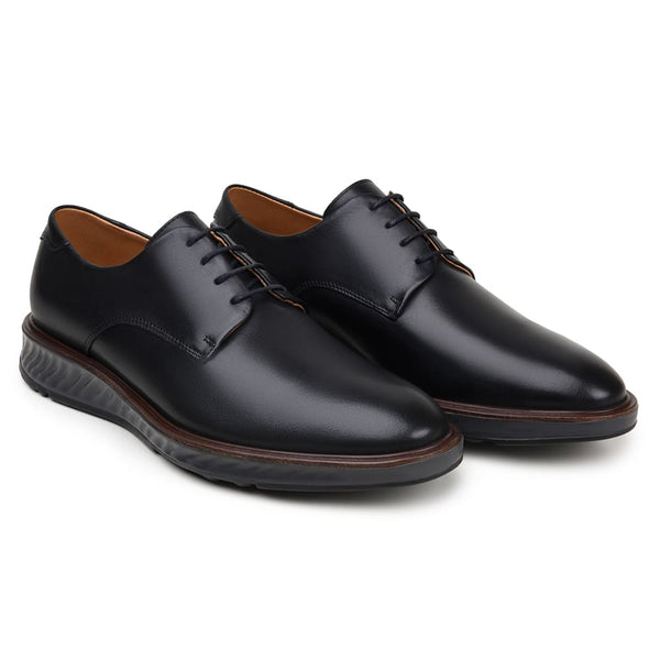 SAPATO CASUAL MASCULINO DERBY CNS FOSTER 01 PRETO