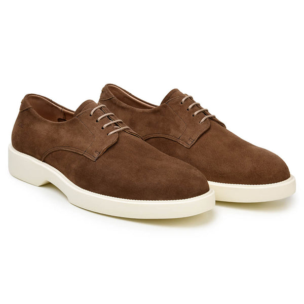 SAPATO CASUAL MASCULINO DERBY CNS WOOD 01 MARROM