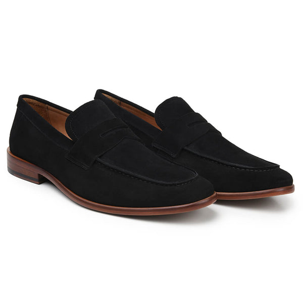 SAPATO CASUAL MASCULINO LOAFER CNS BENN 03 VELOUR PRETO