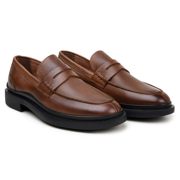 SAPATO CASUAL MASCULINO LOAFER  CNS WAVE 05 CONHAQUE