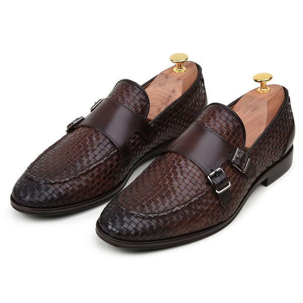 SAPATO SOCIAL MASCULINO MONK STRAP CNS+ BLAKE 01 HAVANA