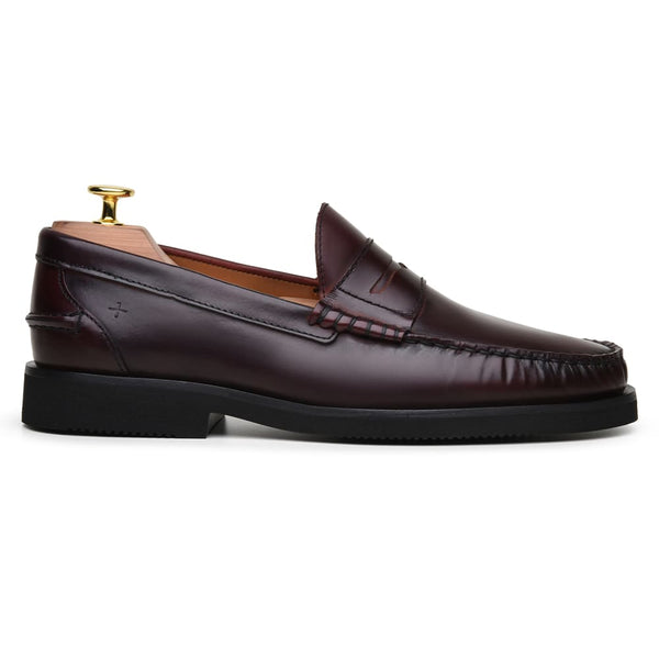 SAPATO CASUAL MASCULINO MOCASSIM CNS+ HECTOR 01 BURGUNDY