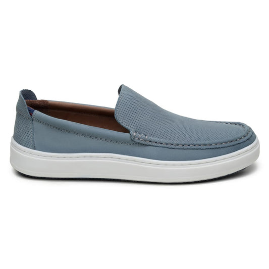 Sapato Casual Masculino Mocassim CNS 22102 AZUL