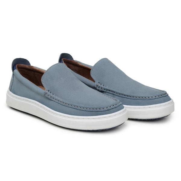 Sapato Casual Masculino Mocassim CNS 22102 AZUL