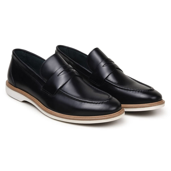 SAPATO CASUAL MASCULINO MOCASSIM CNS 301023 PRETO