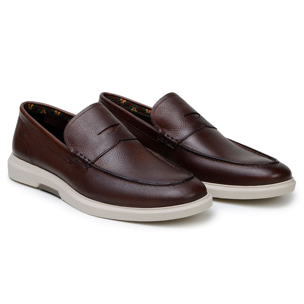 Sapato Casual Masculino Mocassim CNS BARCA III CAFÉ