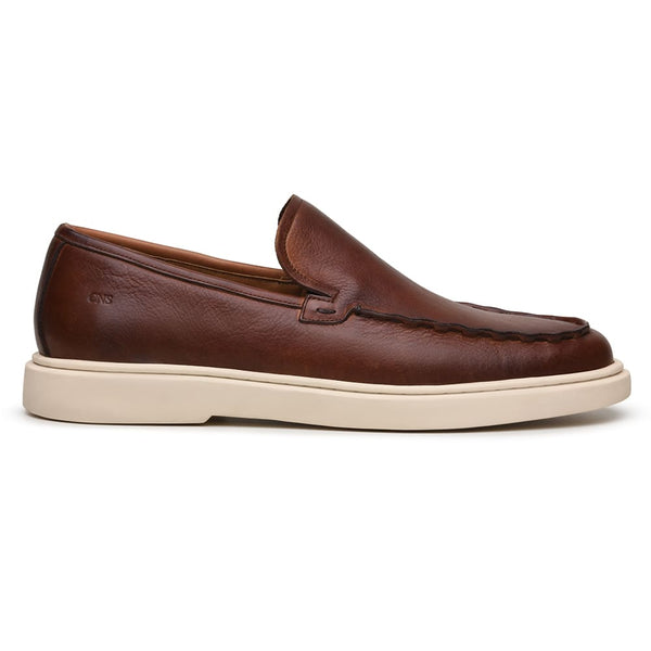 SAPATO CASUAL MASCULINO MOCASSIM CNS GRANT 05 WHISKY